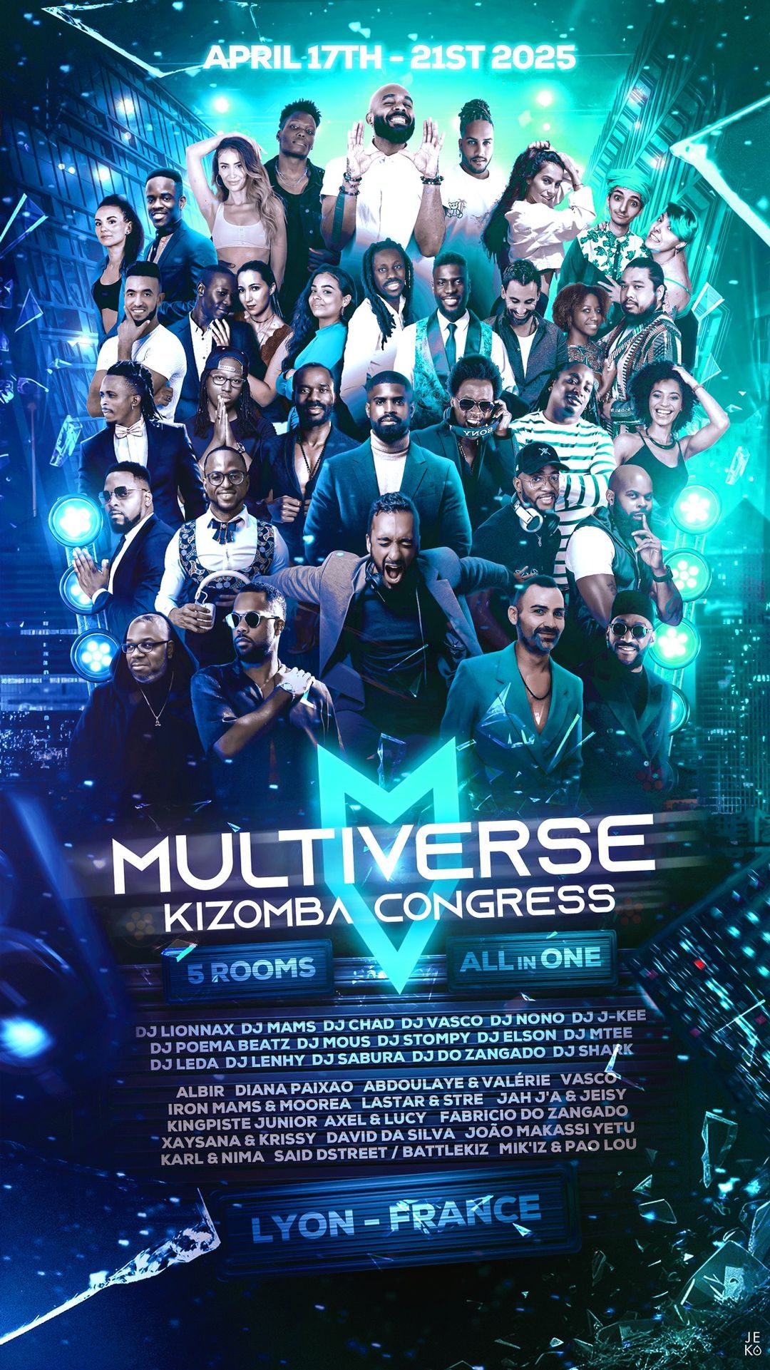 Multiverse Kizomba Congress (5 Rooms) - Lyon - All In One