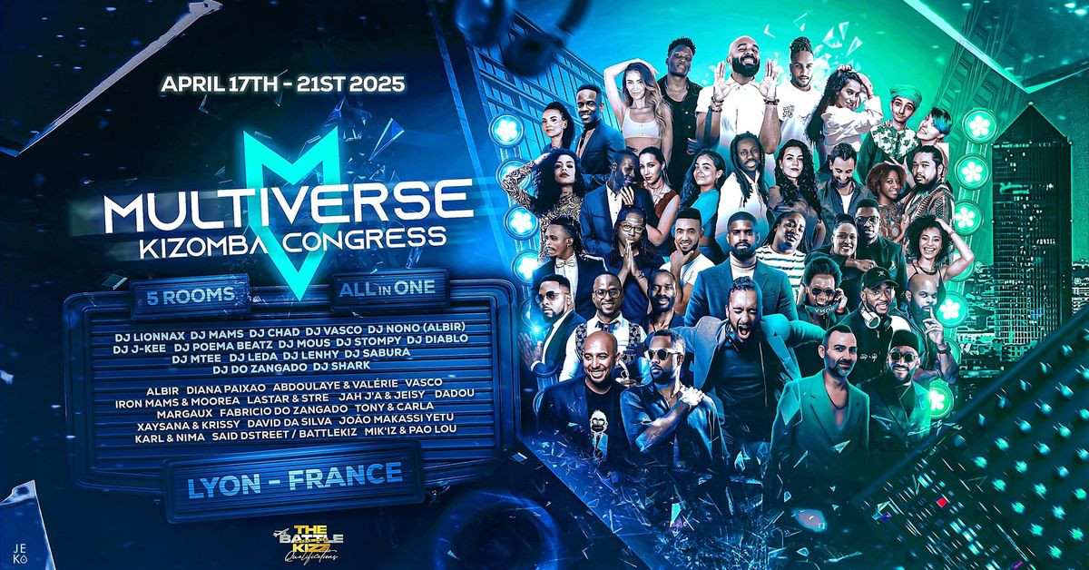 Multiverse Kizomba Congress (5 Rooms) - Lyon - All In One