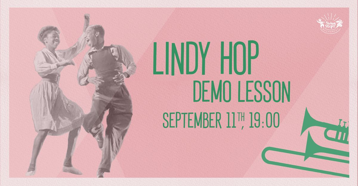 Lindy Hop Demo Lesson - SHAG