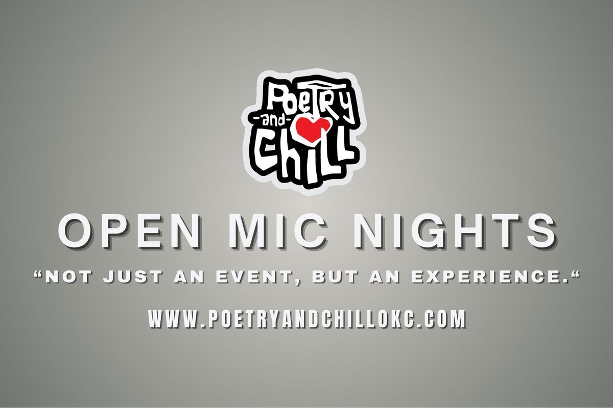 PoetryAndChill Open Mic Night