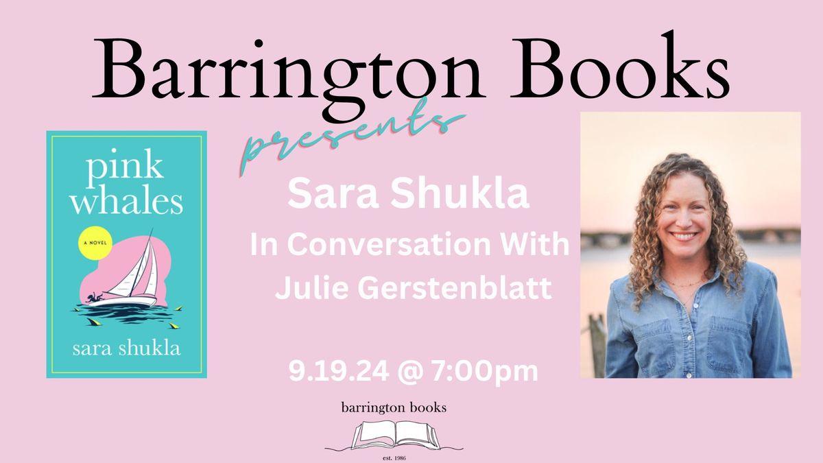 Sara Shukla In Conversation with Julie Gerstenblatt