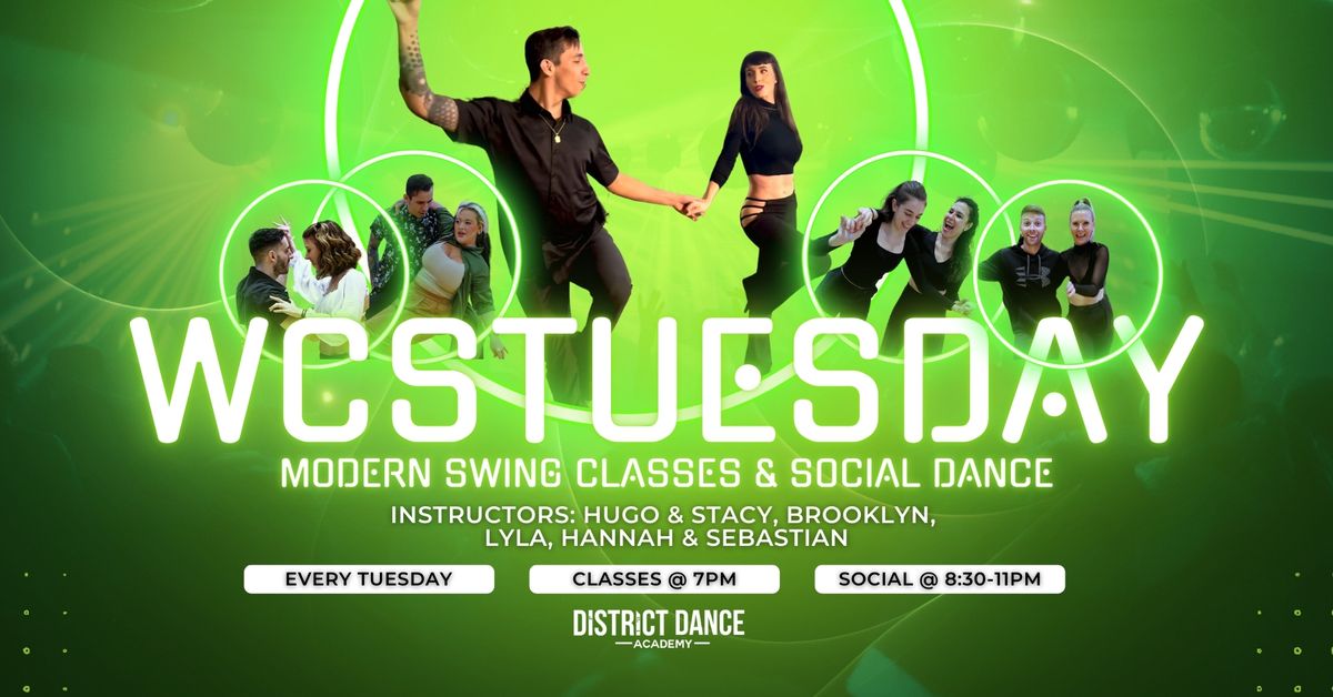 WCSTuesday Leveled Classes & Social Dance