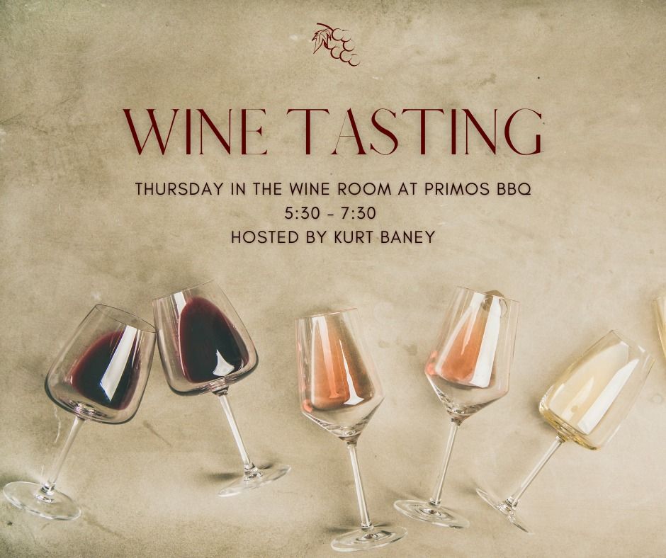 Thursday Wine Tasting 