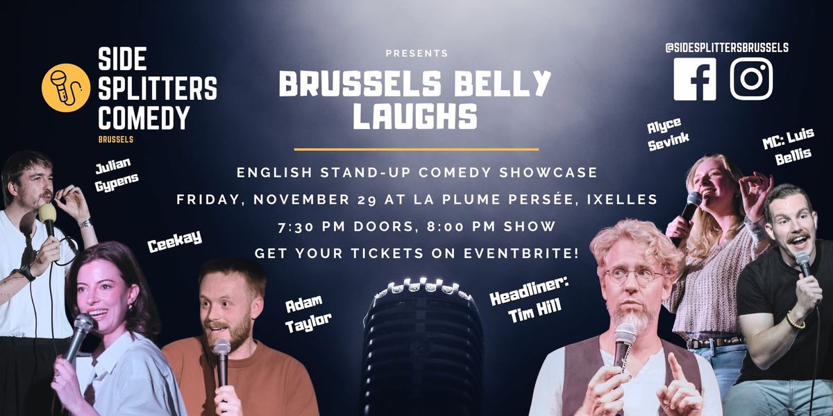 Brussels Belly Laughs (\ud83c\uddec\ud83c\udde7 Stand-up comedy showcase)