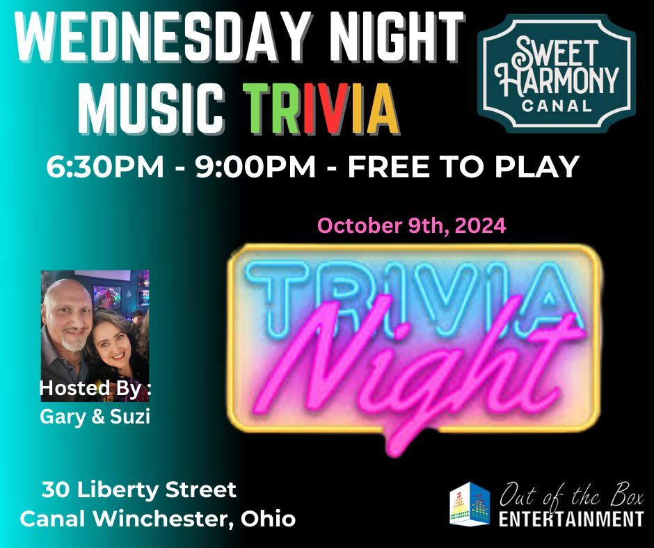 Sweet Harmony Wednesday Music Trivia