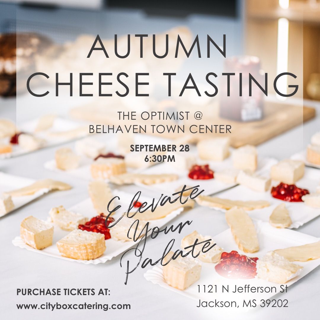 Autumn Cheese Tasting