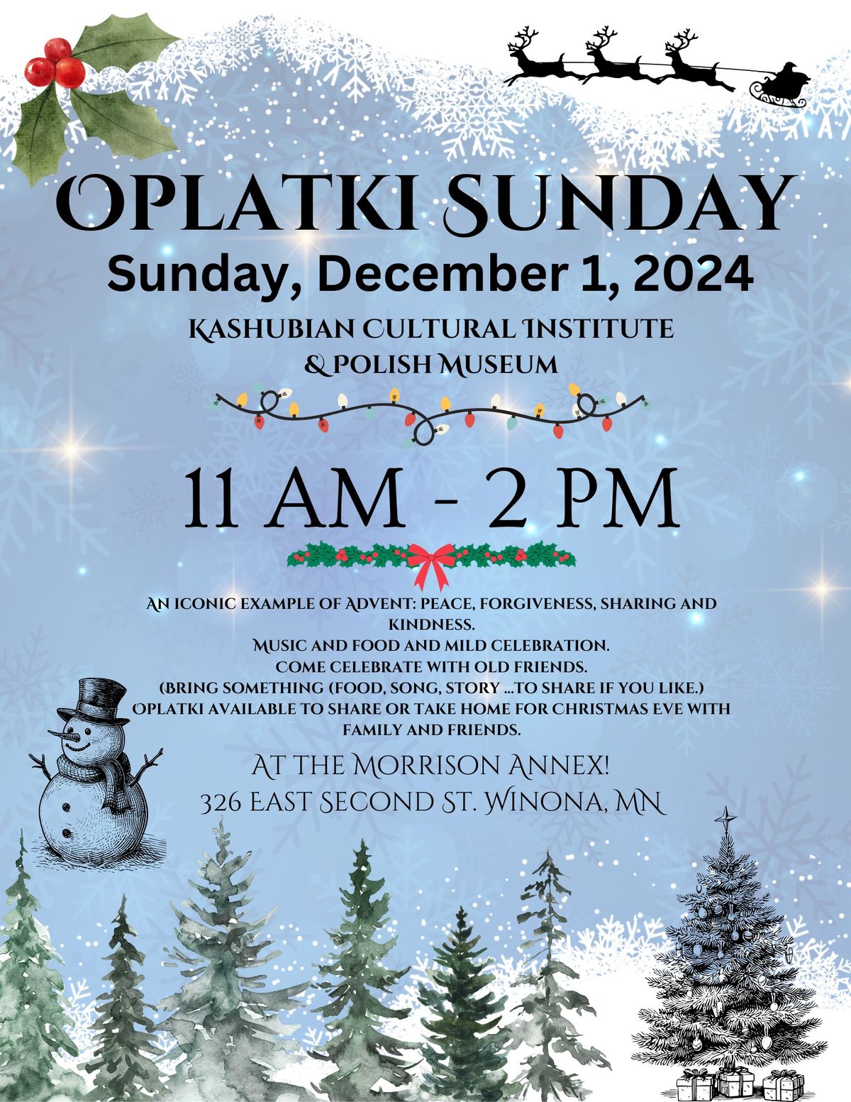 Oplatki Sunday