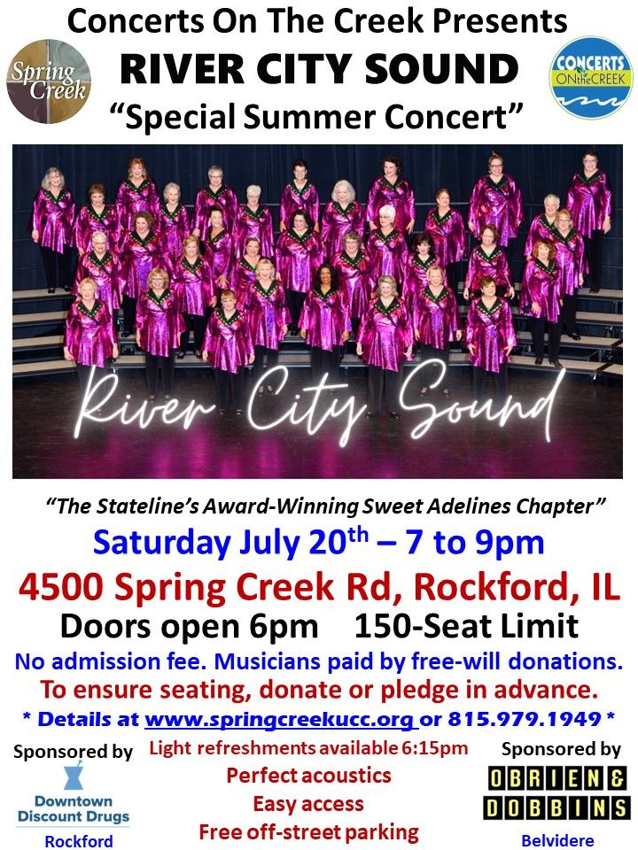 RIVER CITY SOUND - Special Summer Concert On The Creek