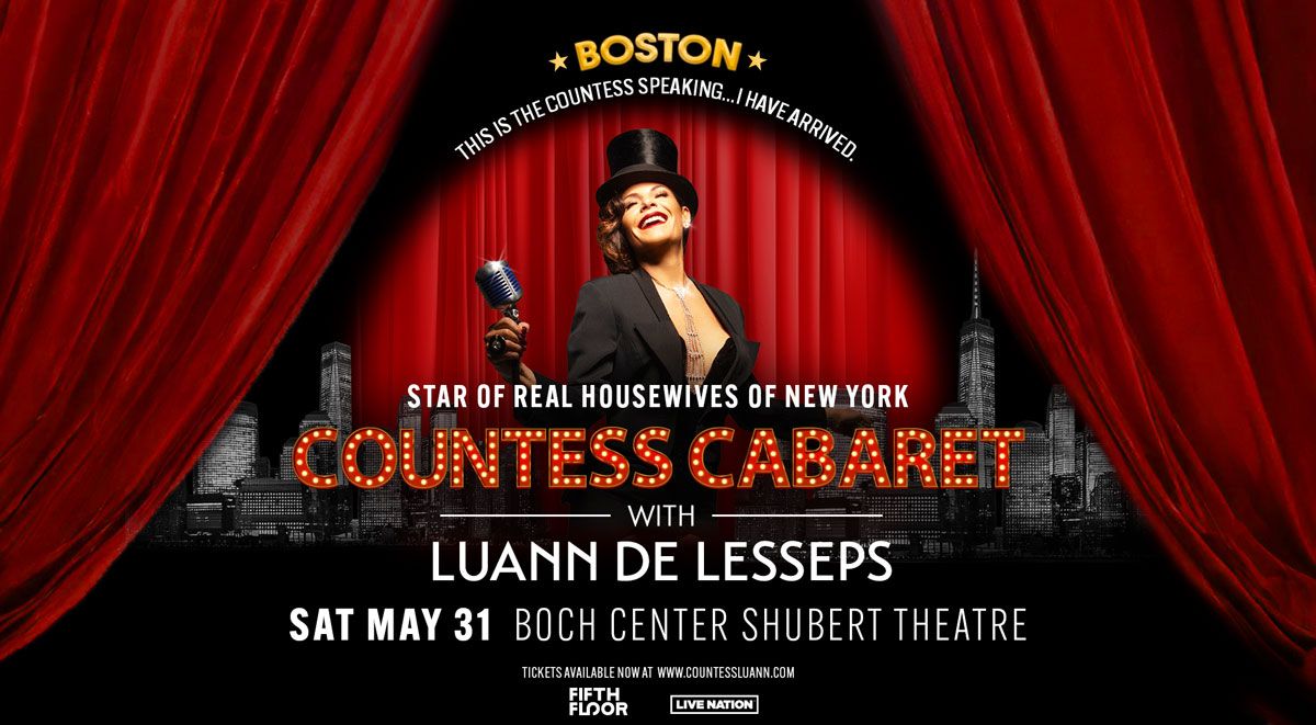 Countess Cabaret with Luann de Lesseps at Shubert Theatre Boston