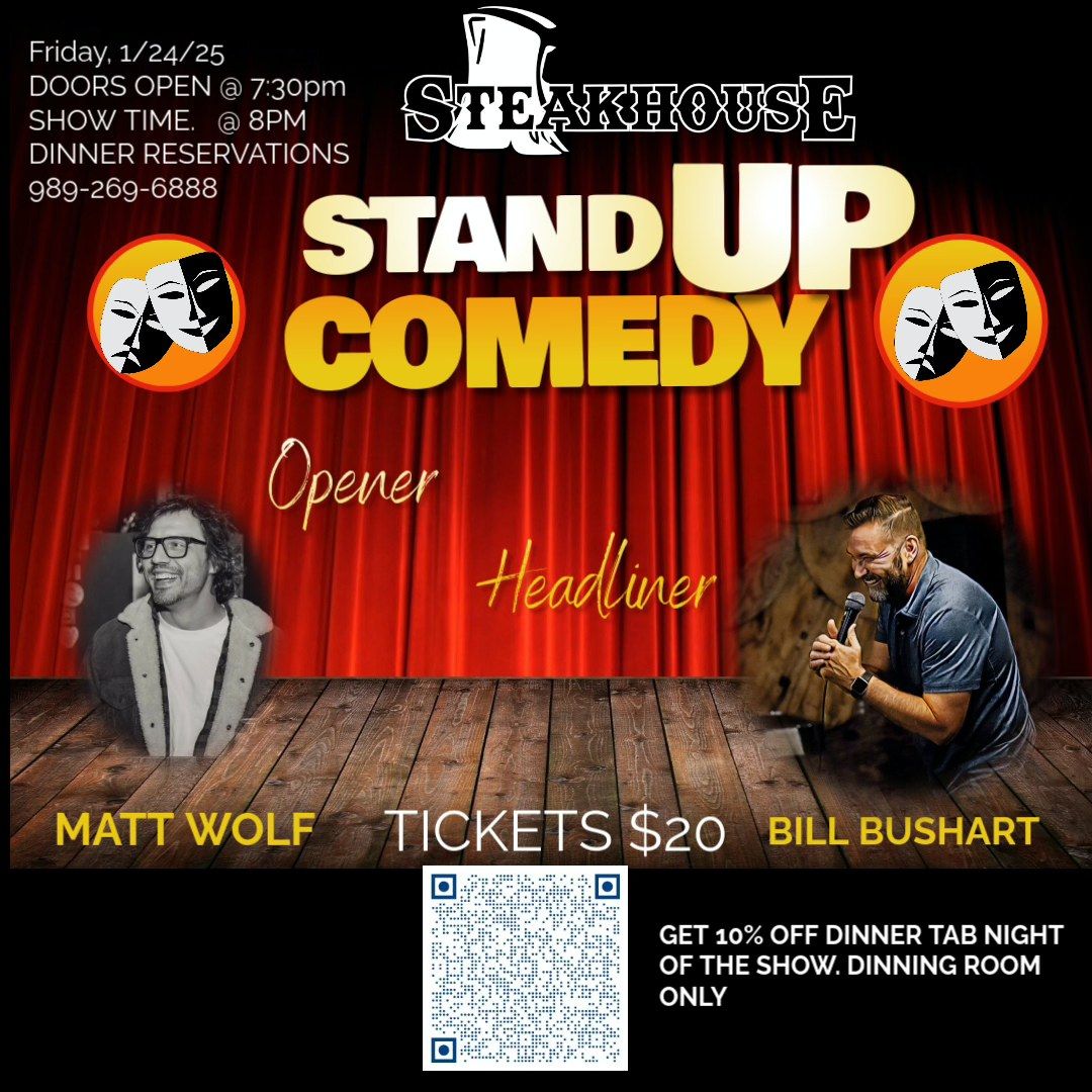 Live Stand Up Comedy @ Bad Axe Steakhouse 