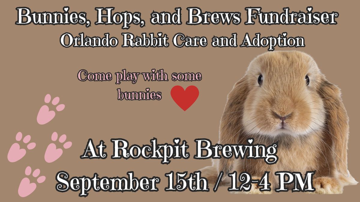 Bunnies, Hops, and Brews Fundraiser at Rockpit Brewing