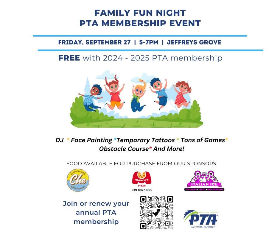 PTA Members Family Fun Night