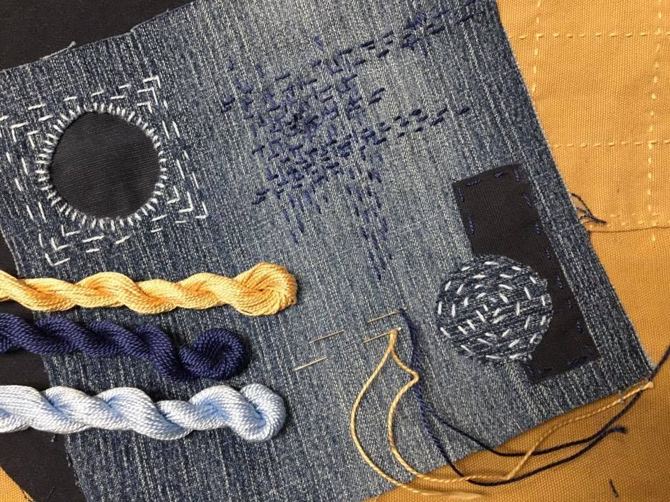 Slow Stitch Sunday Visible Mending Workshop with Lynsi