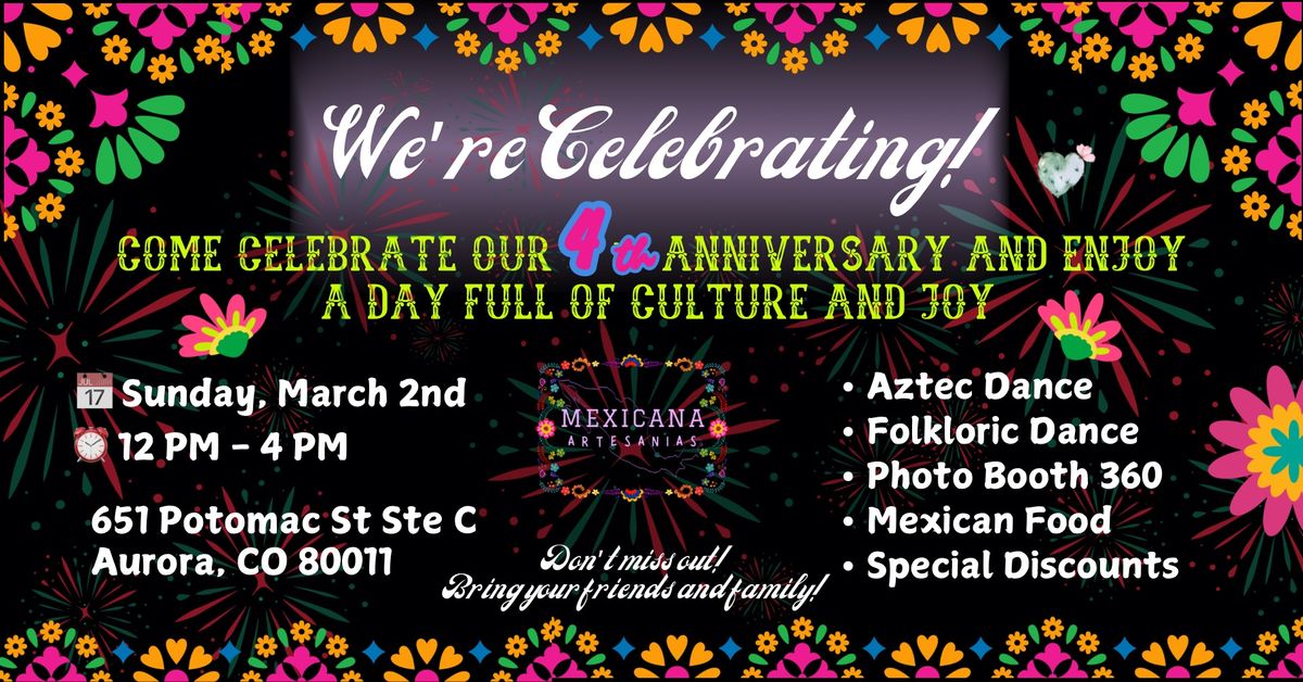 We\u2019re Celebrating 4 Years!