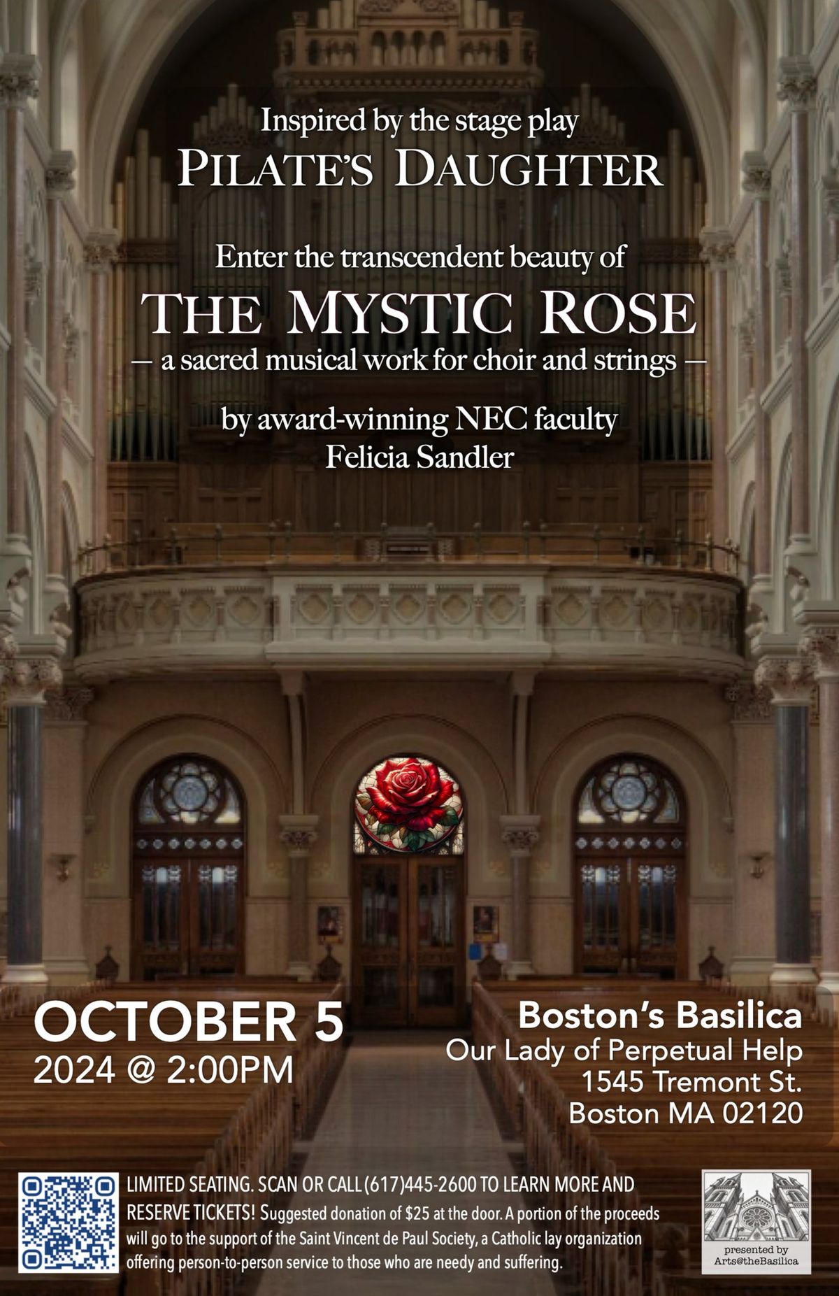 The Mystic Rose - A sacred oratorio inspired by the stage play PILATE'S DAUGHTER