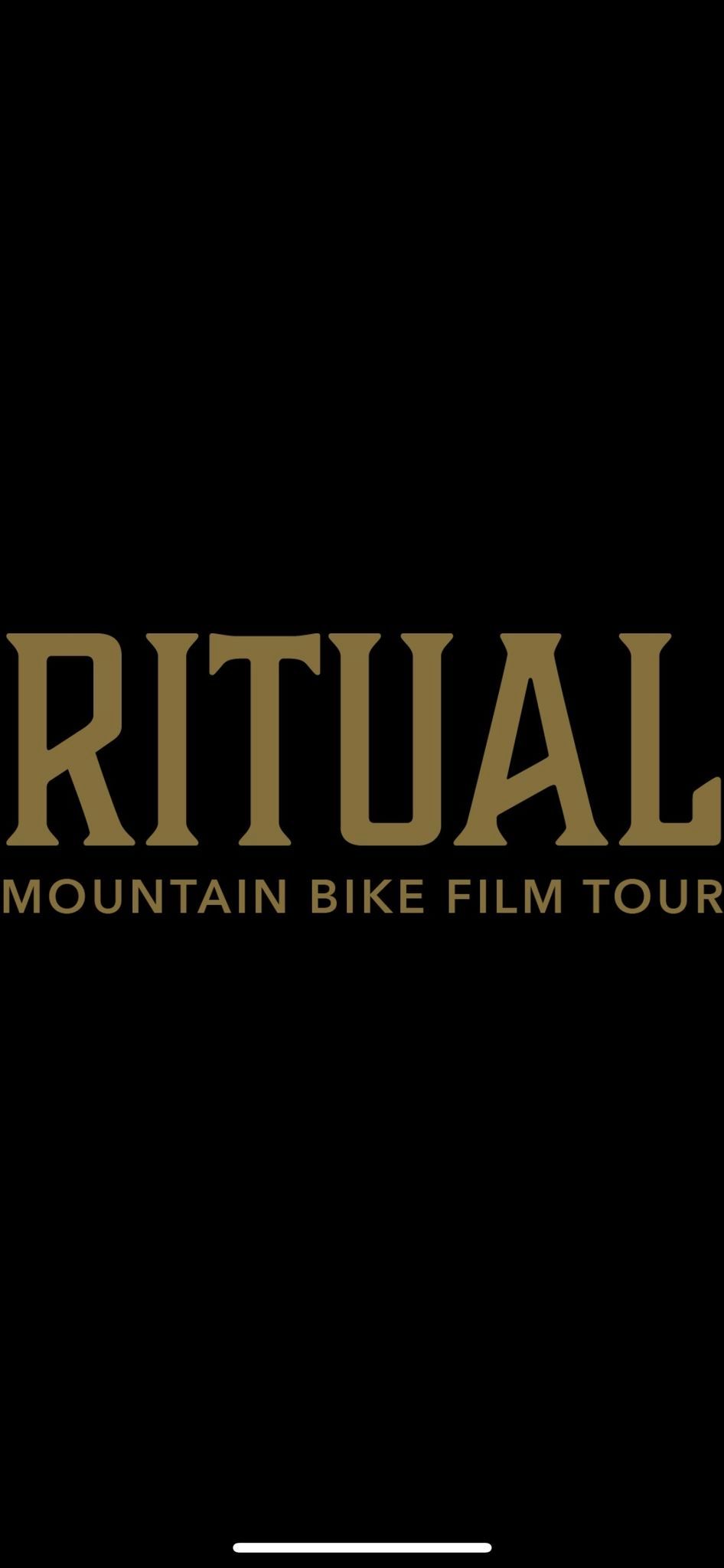 The Ritual Mountain Bike Film Tour