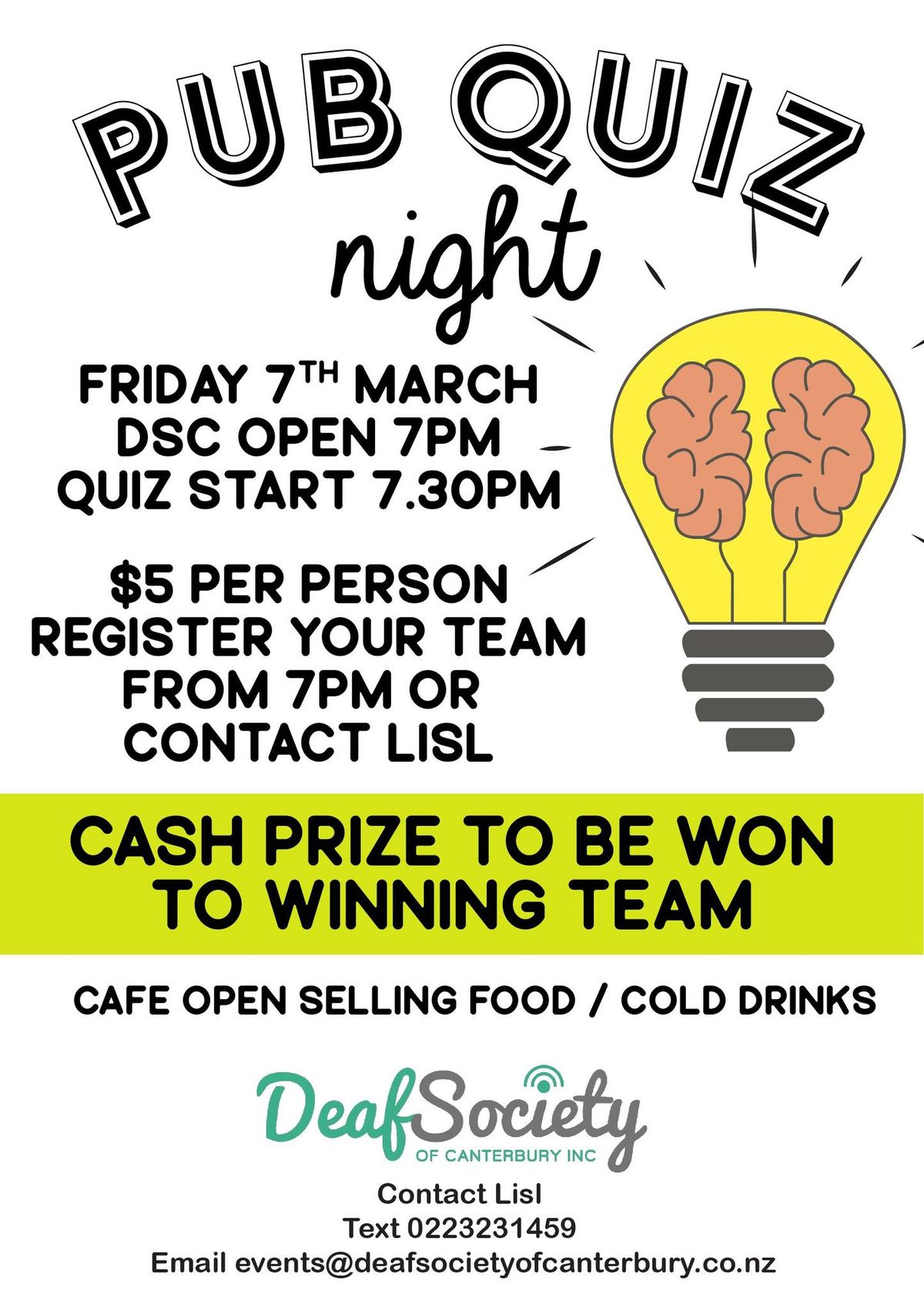 Pub Quiz Night