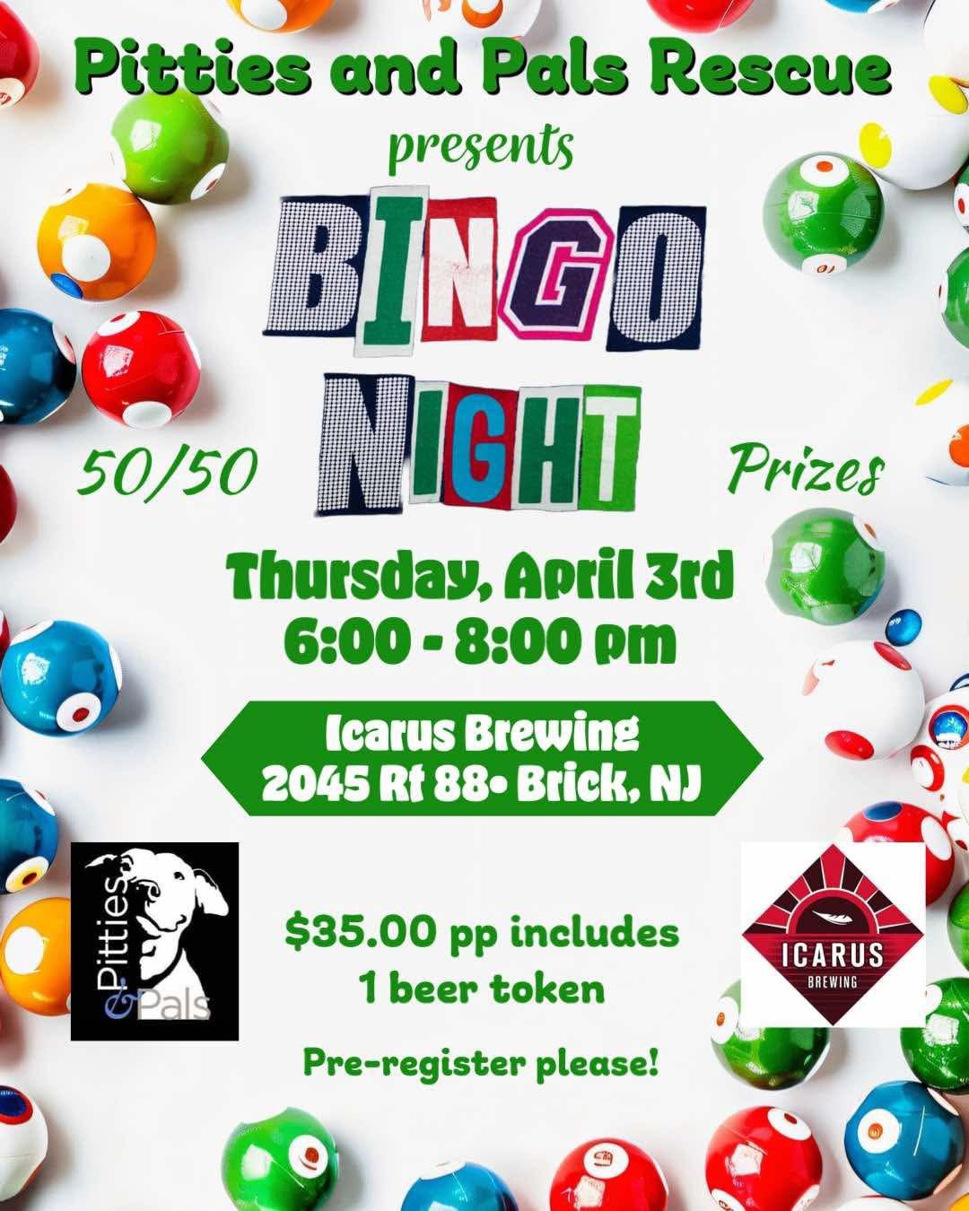 Bingo Night at Icarus Brewing