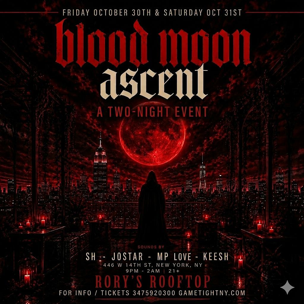 RORYS ROOFTOP SATURDAY HALLOWEEN PARTY 2026, Rory's Rooftop Bar, New ...