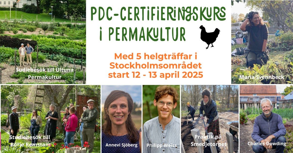 Certifieringskurs i permakultur i Stockholm