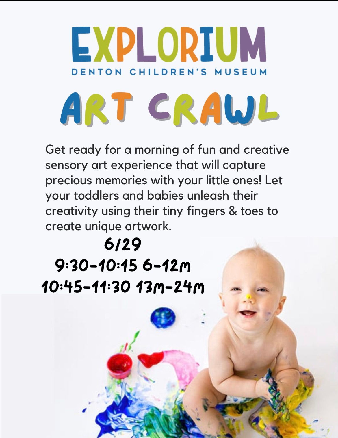 Explorium's Art Crawl 6months- 12months