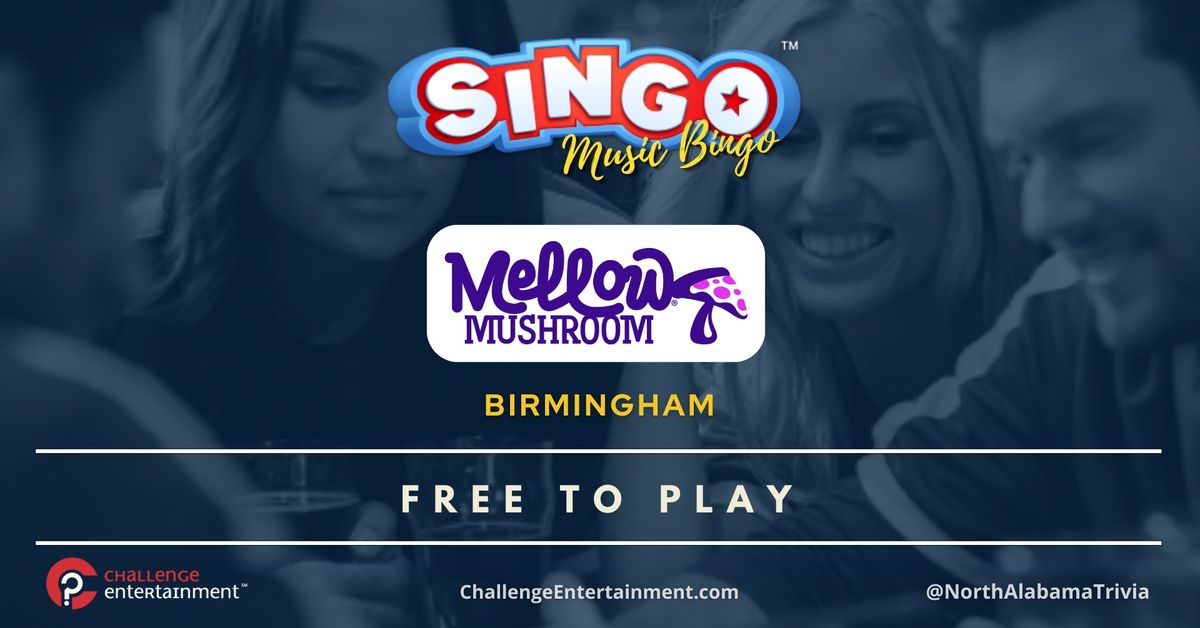 Live SINGO Music Bingo Nights at Mellow Mushroom - Birmingham - 5 Points