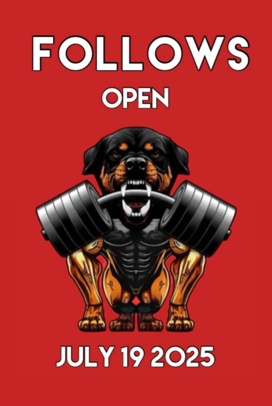 Follows Open powerlifting Meet