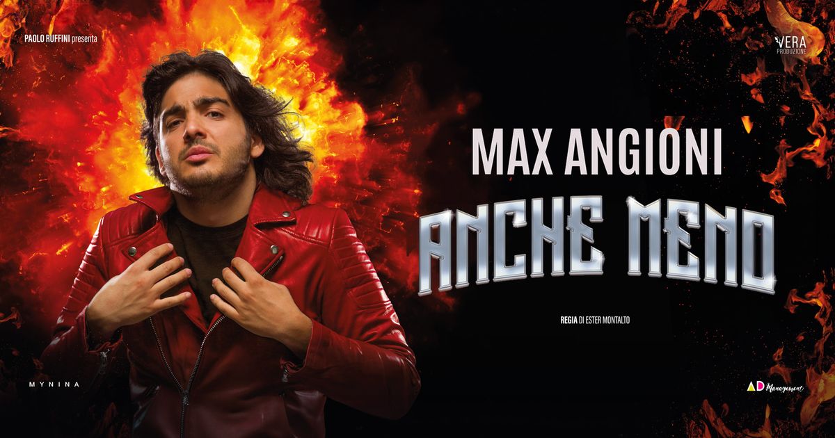 MAX ANGIONI - ANCHE MENO \/\/ Lugano, 10 aprile