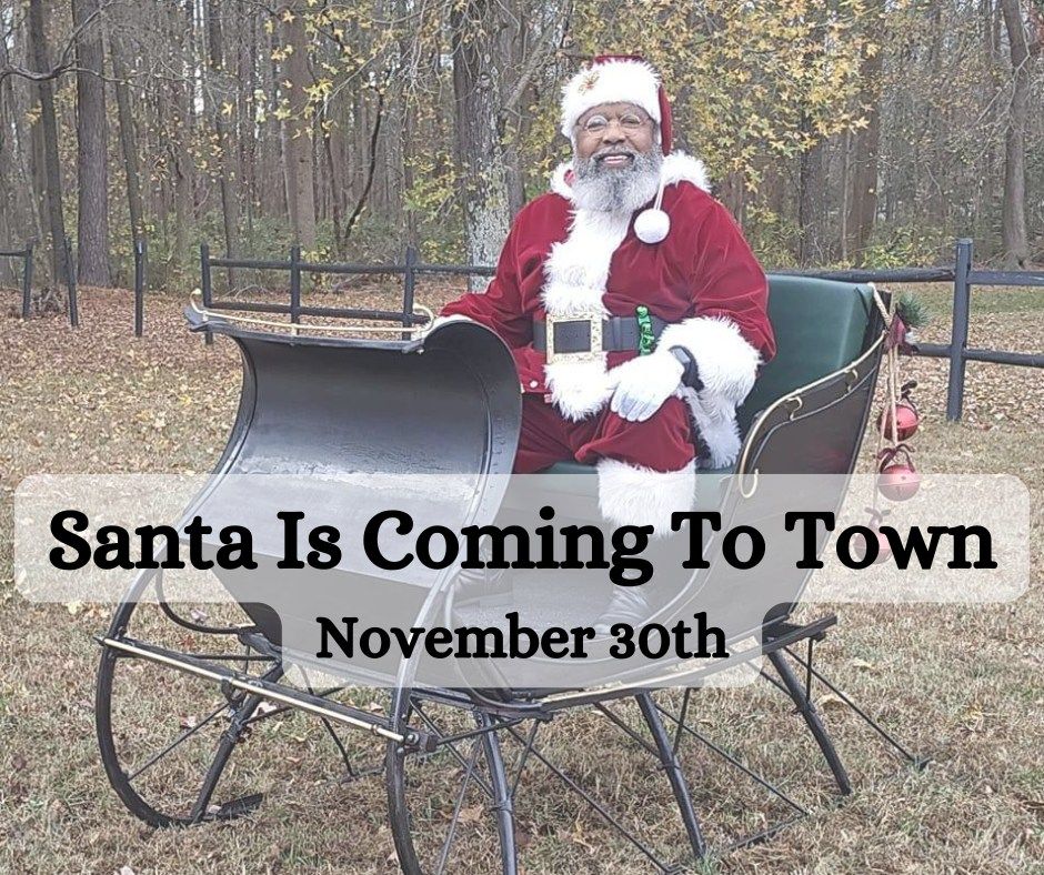 Santa's Coming To Catalillies Play Cafe - A visit with Santa Vic