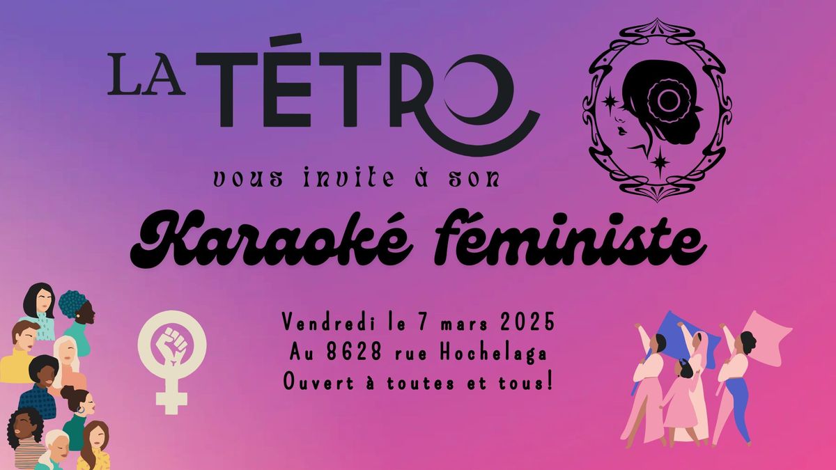 Karaok\u00e9 pr\u00e9-Journ\u00e9e internationale du droit des femmes \u270a\ud83c\udffd