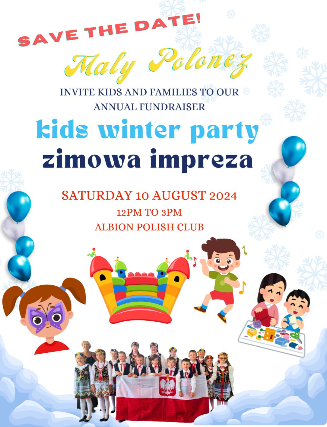 Winter Family Party! Supporting FOPM 