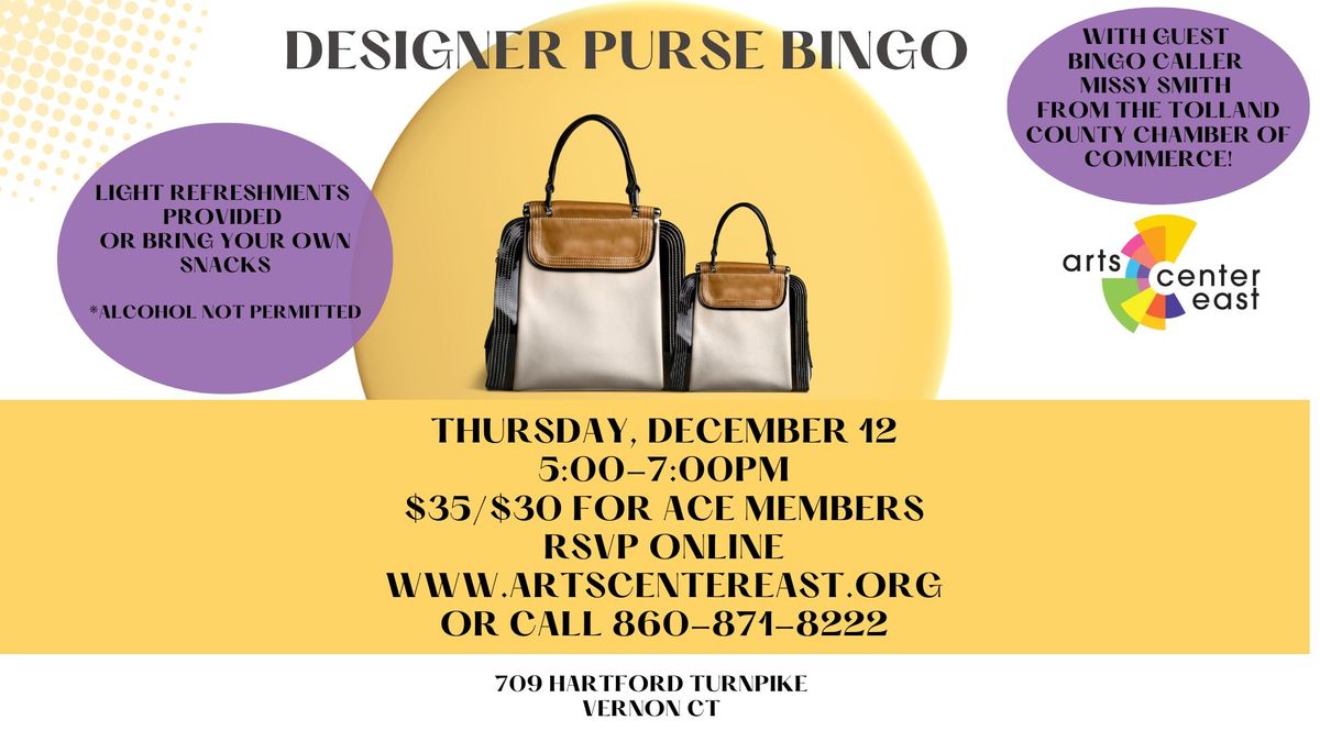 Designer Purse Bingo