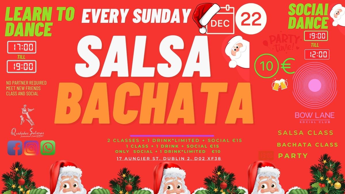 CHRISTMAS PARTY - BACHATA & SALSA & SOCIAL at BOW LANE