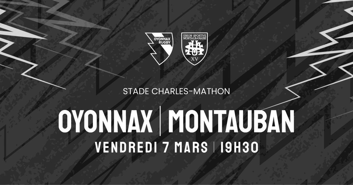 OYONNAX vs MONTAUBAN