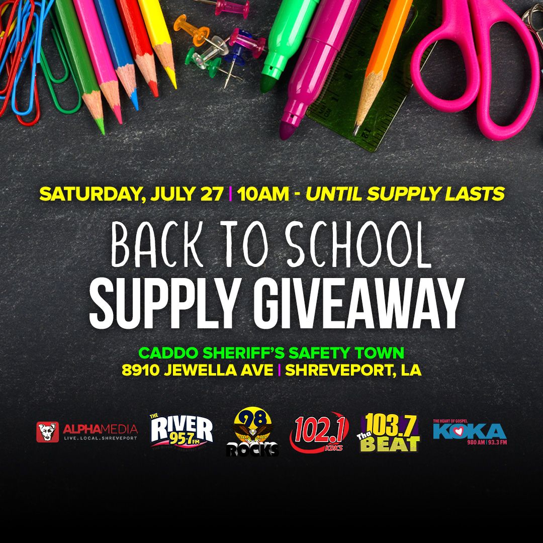 BACK TO SCHOOL BACKPACK & SCHOOL SUPPLY GIVEAWAY