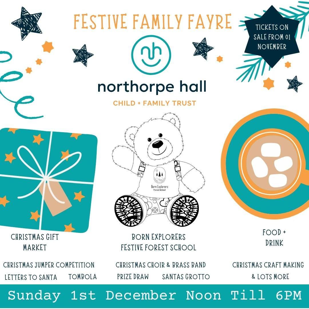 Tickets on Sale Now: Festive Family Fayre + Festive Forest School