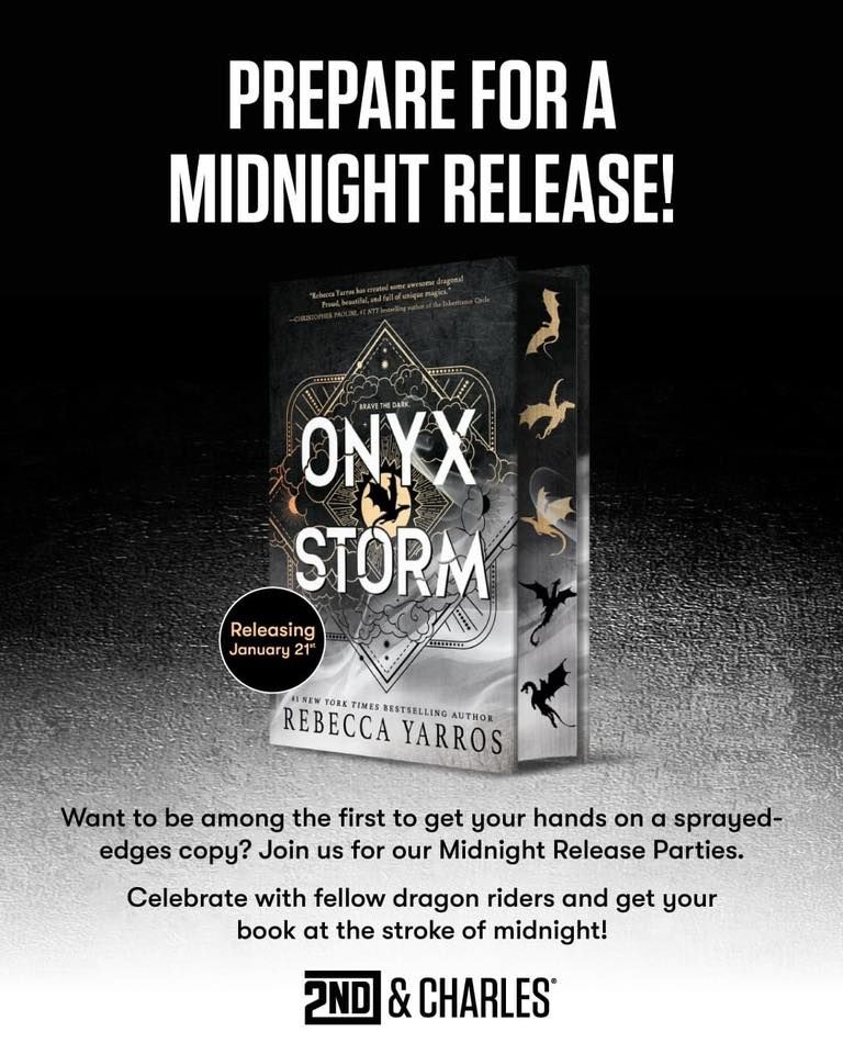 Onyx Storm Midnight Release