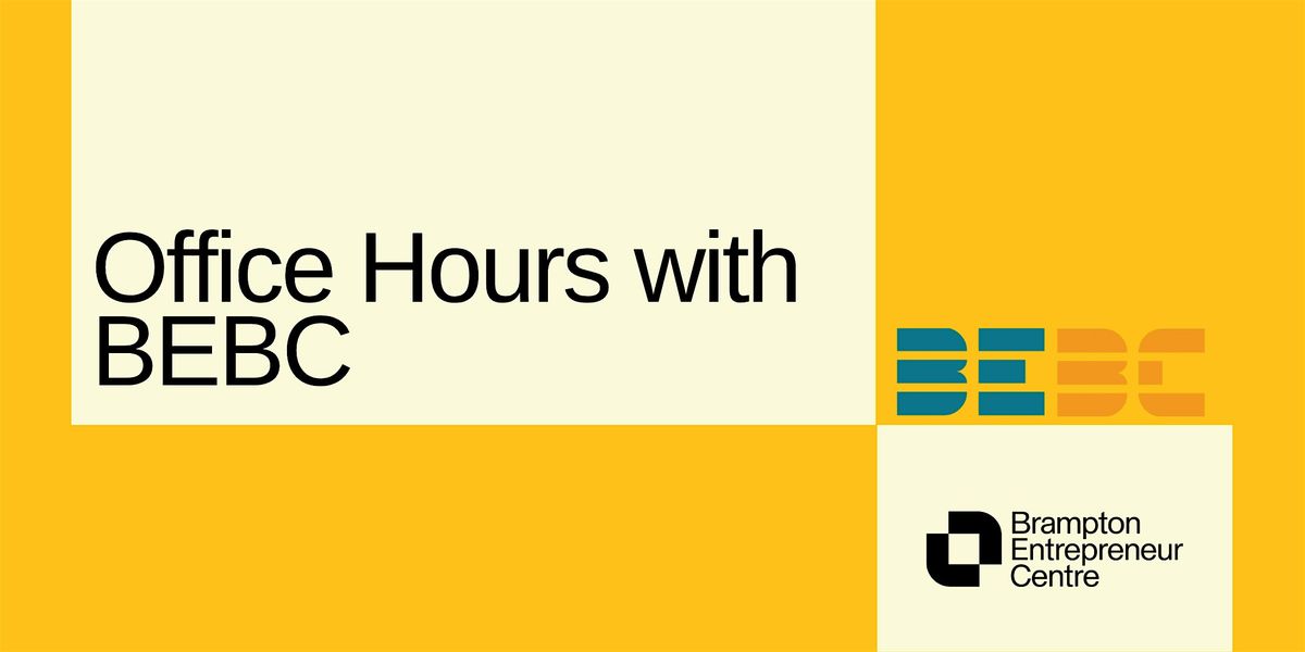Office Hours with Black Entrepreneurs & Businesses of Canada Society