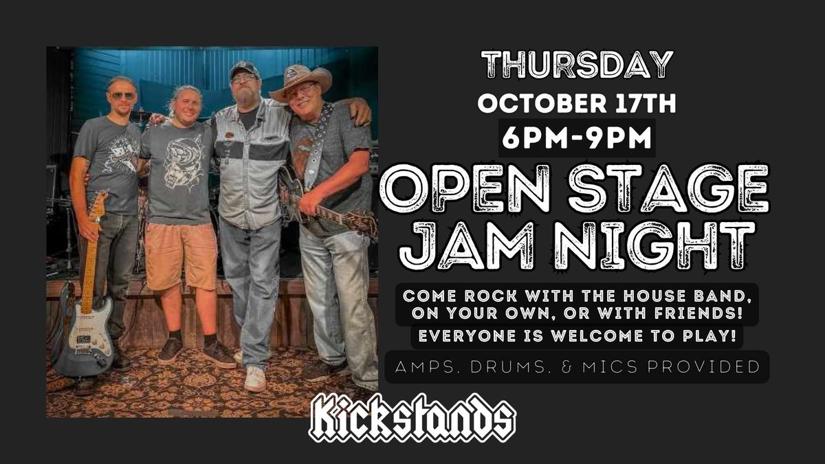 Open Stage Jam Night at Kickstands