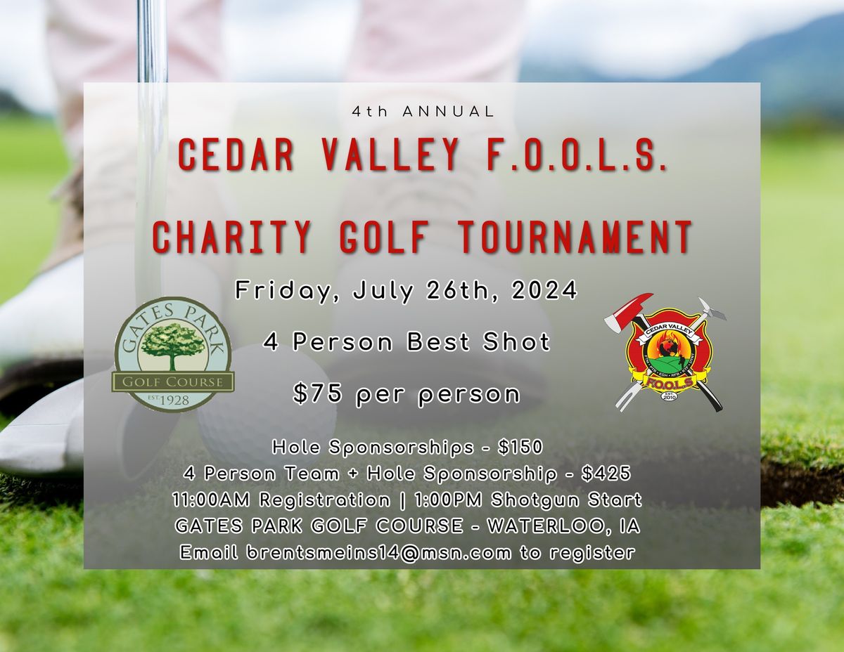 4th Annual Cedar Valley F.O.O.L.S Charity Golf Tournament
