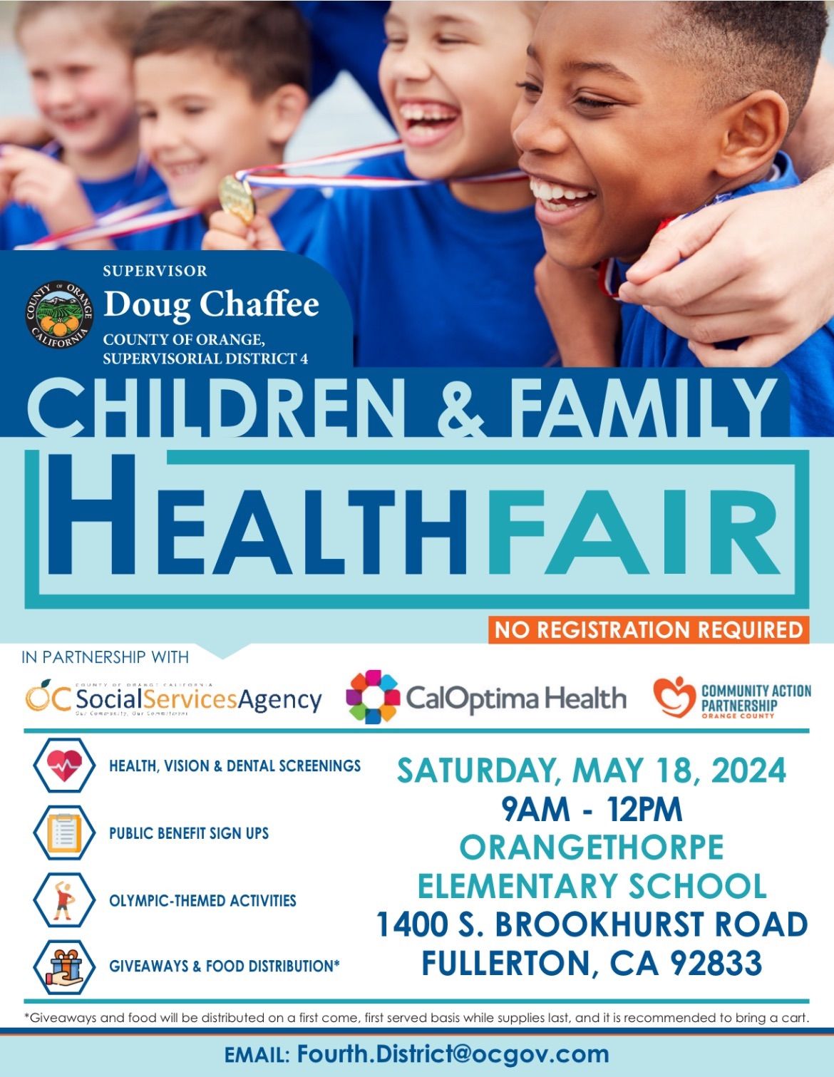 District 4 Children and Family Health Fair