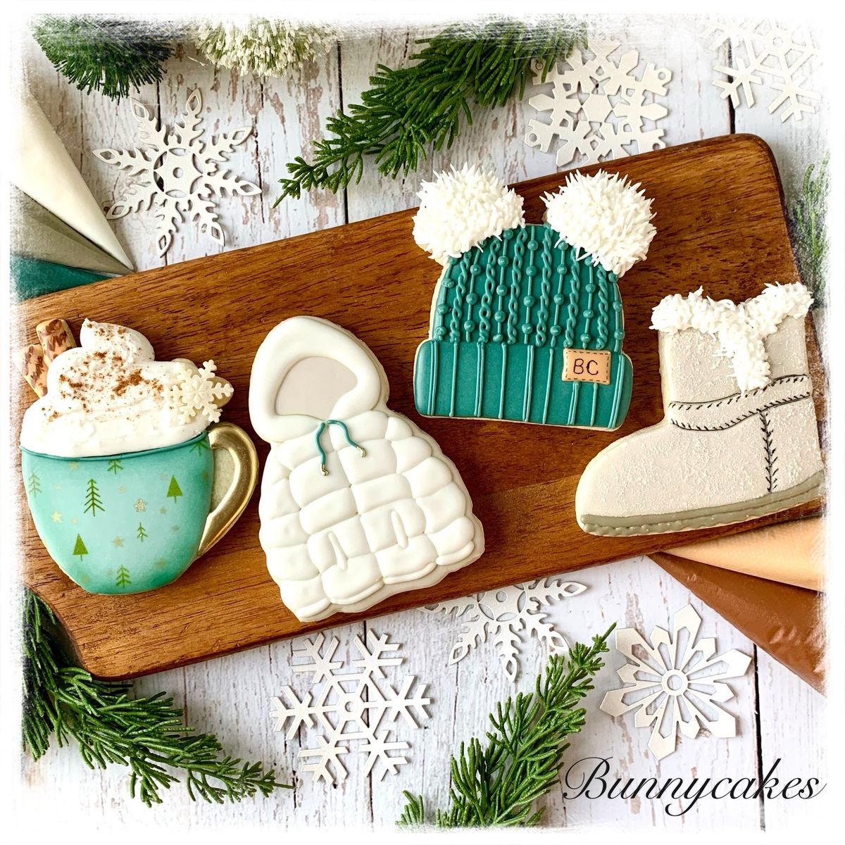 ADVANCED Royal Icing Winter Theme Cookie Class- $55