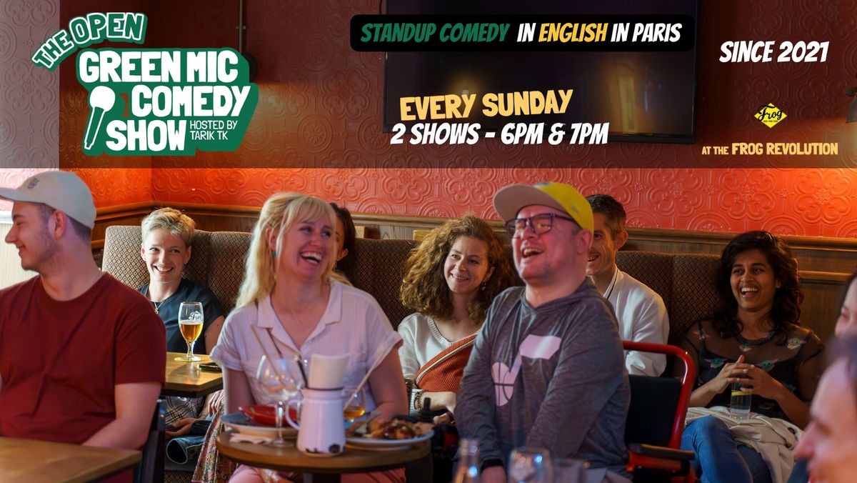 Open Green Mic (English Stand-up Comedy in Paris)