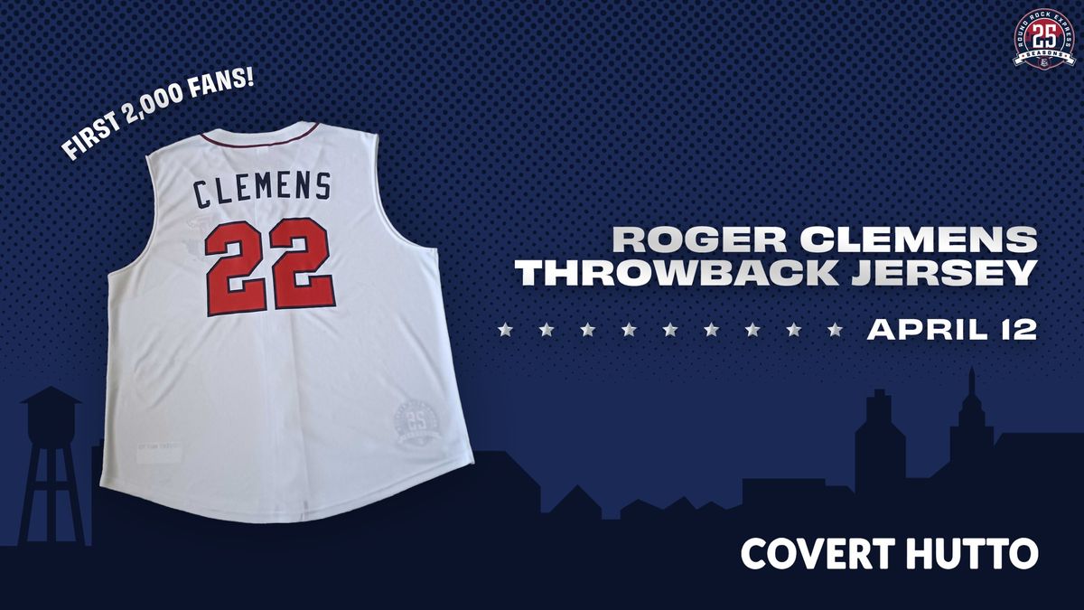 April 12: Roger Clemens Throwback Jersey Giveaway