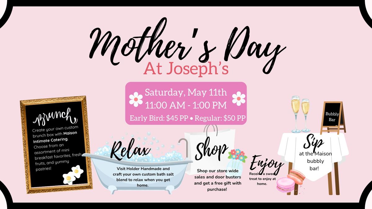 Mother\u2019s Day at Joseph\u2019s Department Store 