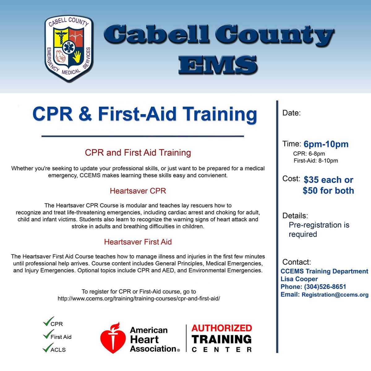 CPR and First-Aid Training