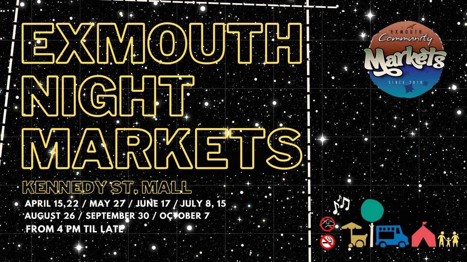 Exmouth Town Centre Night Markets 2022