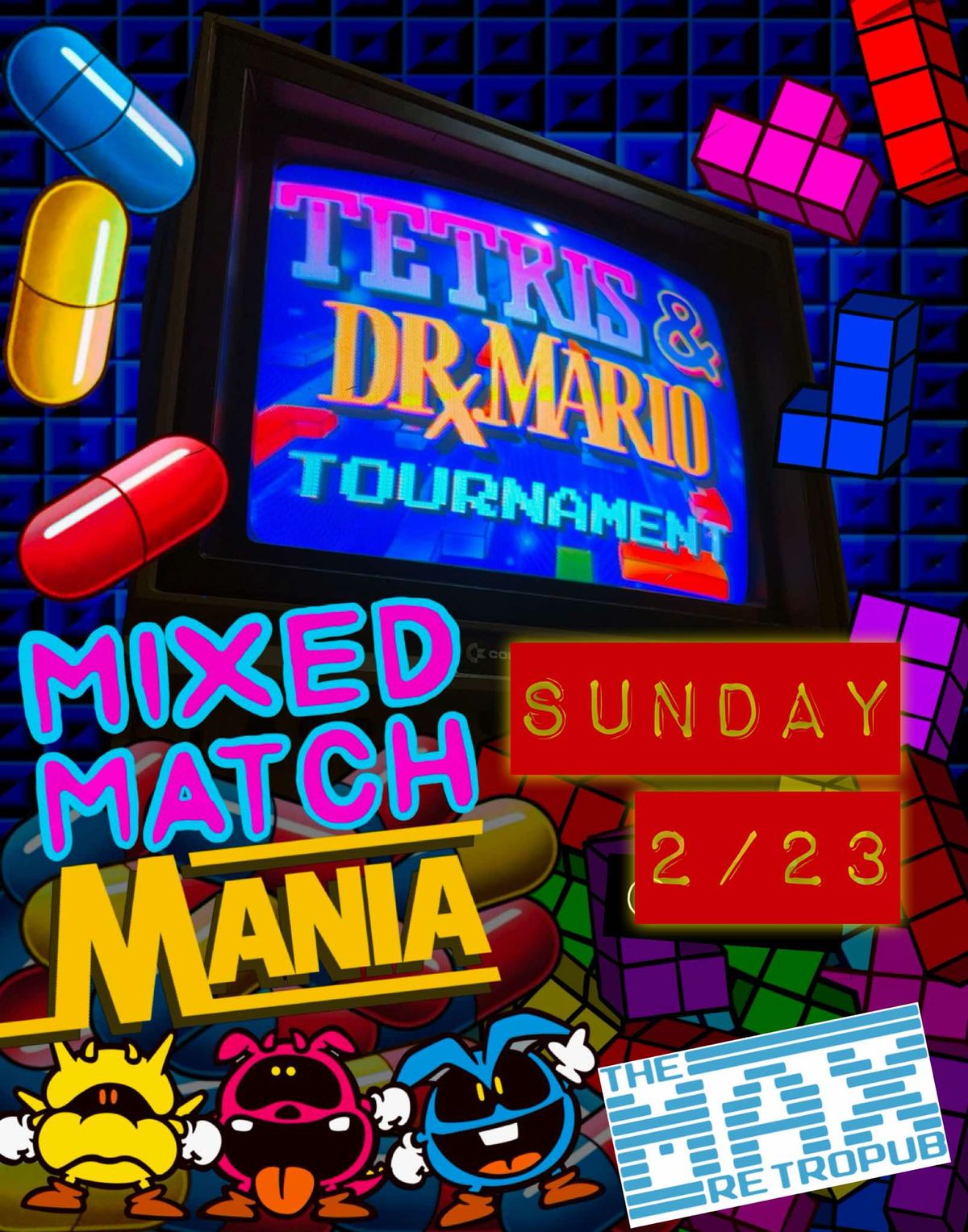 Dr Mario Vs Tetris Tournament 