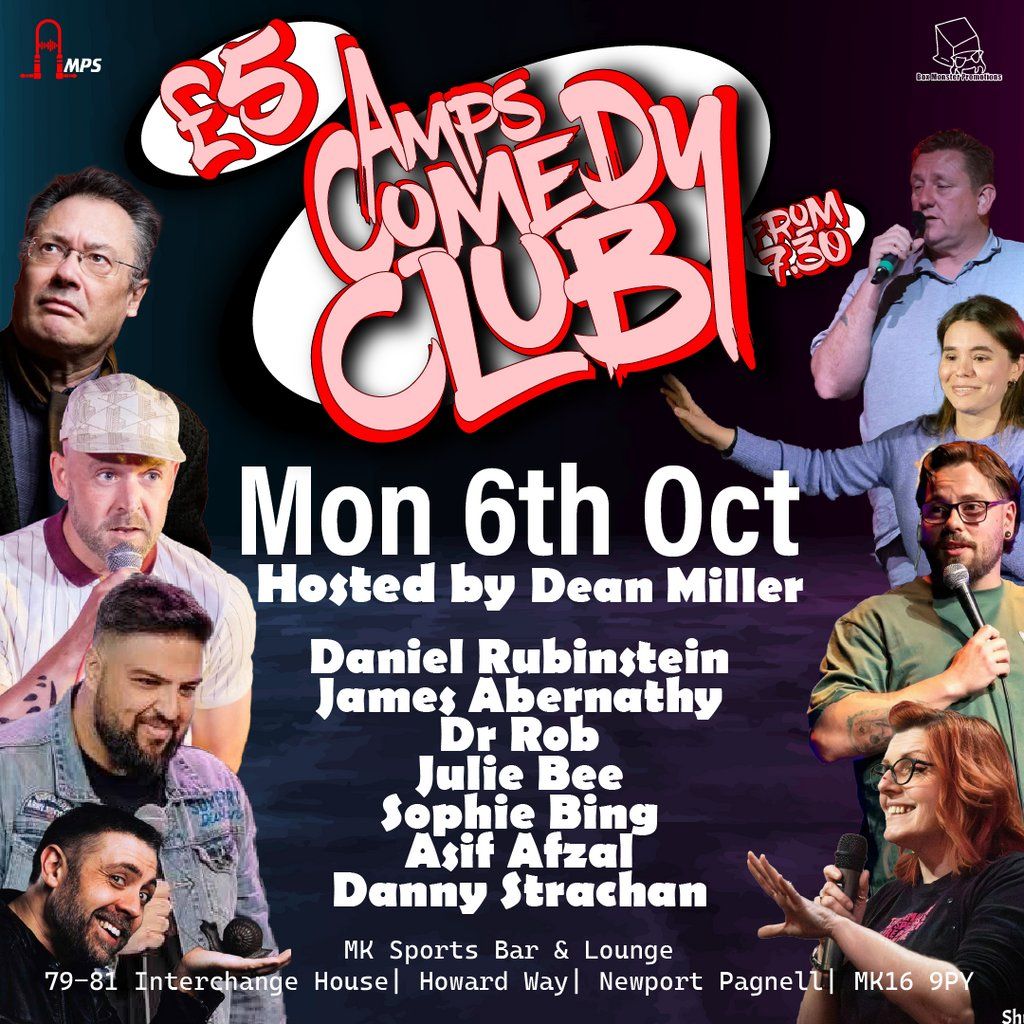Amps Comedy Club, Live Stand-Up Night