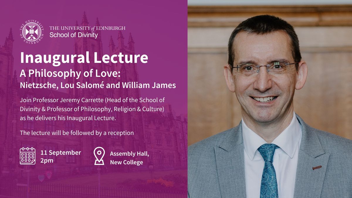 Inaugural Lecture: Professor Jeremy Carrette